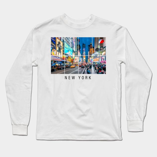 New York Long Sleeve T-Shirt by Inkredible Tees